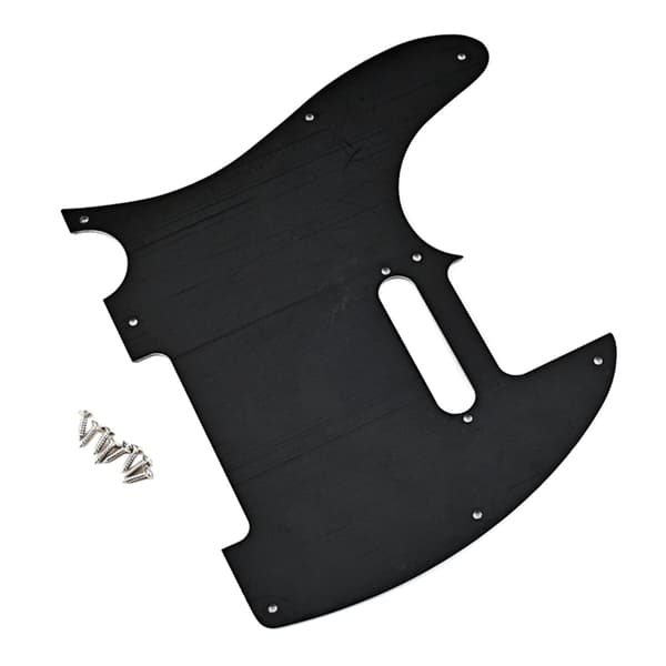 8-håls gitarr anti-scratch platta 3-lagers solid svart gitarr skyddande plektrumskydd