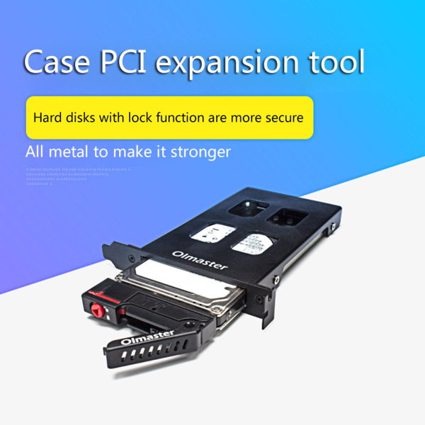 PCI Single-disk Hard Drive Box Chassi Inbyggd hårddiskextraktionsexpansion