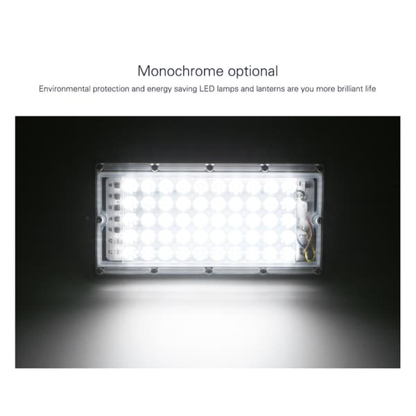 Reflektor Gatelampe 50W Spotlight Utendørs Flomlys Vanntett Flomlys