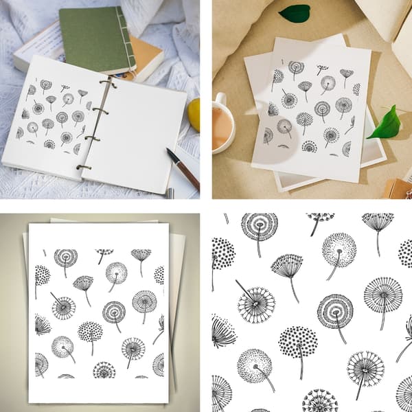 Silikone Klare Stempler Mælkebøtter Segl Stempel DIY Scrapbooking Håndværk Kortfremstilling