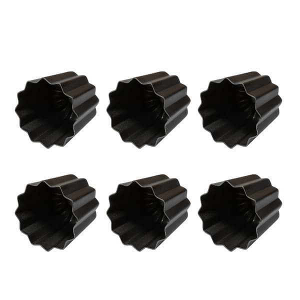 6 stk. Nonstick Bageforme til Cannele Kage Aluminium Legering Dessert Bageudstyr