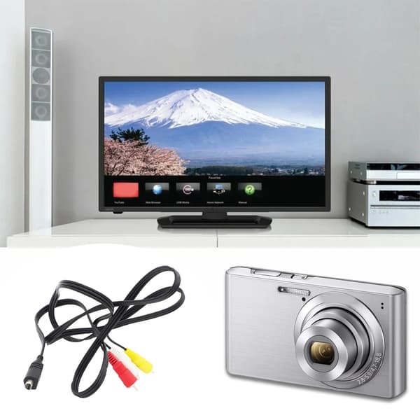 120CM A/V RCA - 10-nastainen VMC 15FS -sovitinkaapeli kameralle