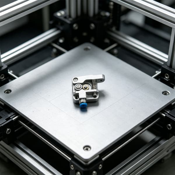 Sølv Metal Printer Ekstruder til 3D Printer Gear Arm Reparation