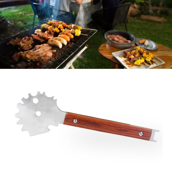 Sikre grillrenser i rustfritt stål, grillskraper
