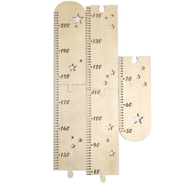 1 Sæt Børns Højdevækst Diagram Lineal Væg Meter Måling