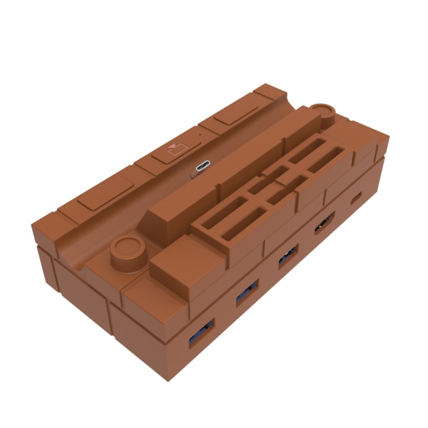 Bärbart Mini HDMI-kompatibelt Adapterställ TV Laddningsdocka Stativ för Switch/Switch OLED Dockningsstation Converter