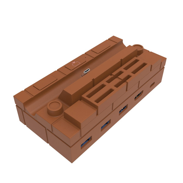 Bærbart Mini HDMI-kompatibelt adapterstativ TV-opladningsdock-stativ til switch/switch OLED-dockingstation-konverter