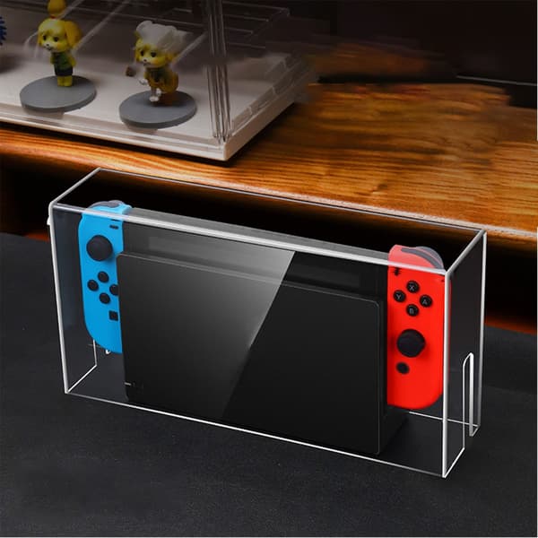 Cover Luminiferous Base Box för Switch/OLED Acrylic Host Protective Sleeve