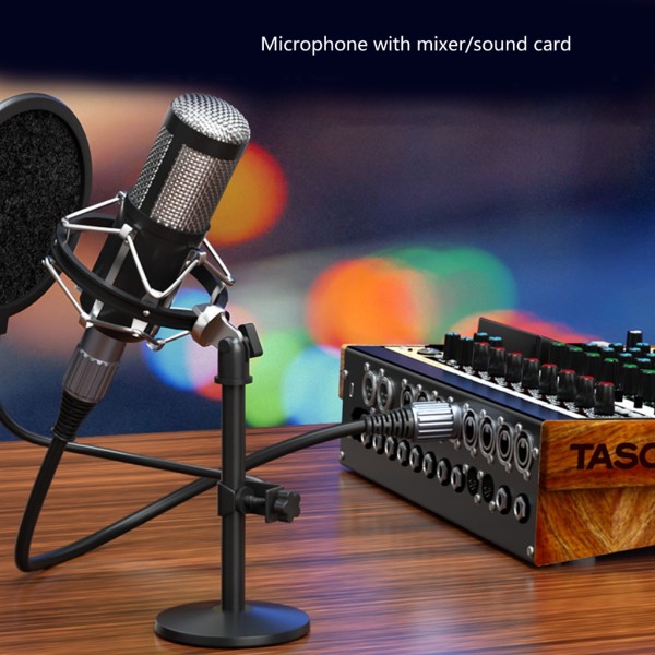 XLR Förlängningskabel Mikrofonanslutning Trådledning Hane Hona XLR till 3,5 mm port för ljudkonsolförstärkarhögtalare null - A 3m