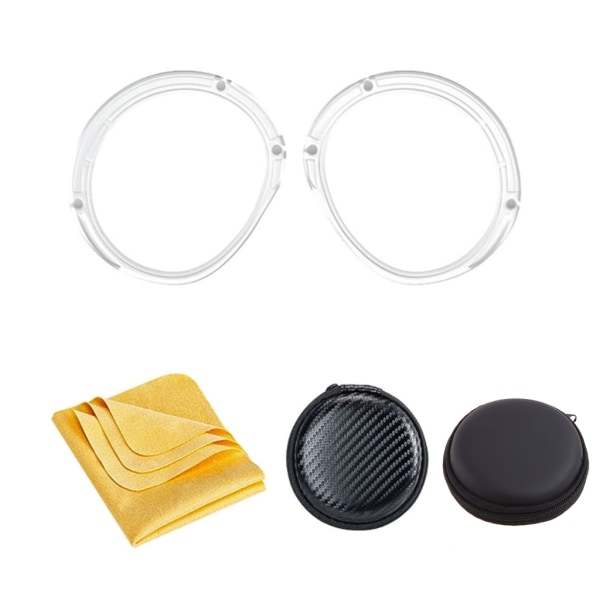 2st genomskinliga linsringar anti-scratch fäste för Pico 4 glasögonskydd