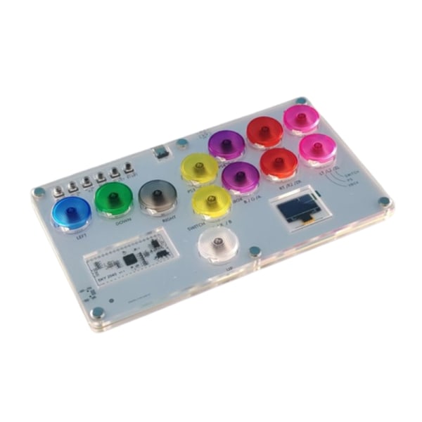 Slitstark Mekanisk Button Game Controller Fight Stick Fit för PC Arcade Keyboard