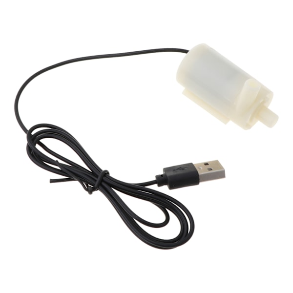 Fisketanke Aquarium Mini Fountain Pumpe USB Power Mini Motor Vandpumpe Lav støj