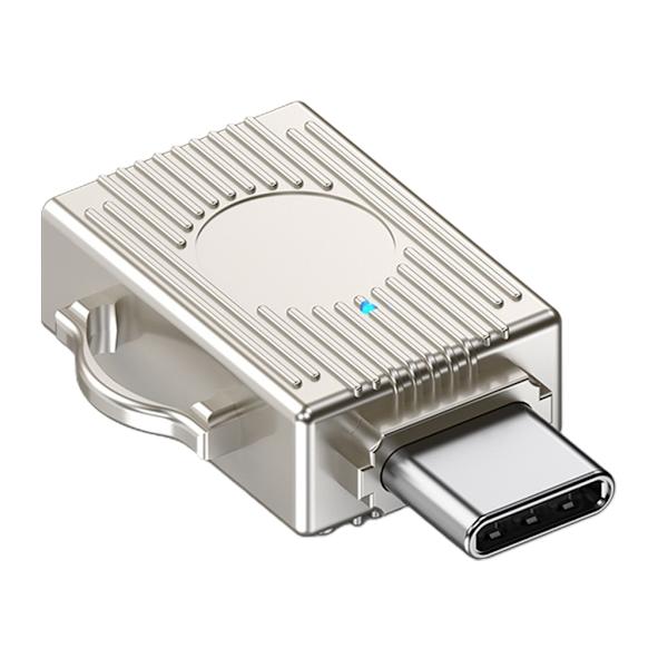 USB C til USB-adapter, OTG-adapter for rask filoverføring og lading av slitesterk sinklegering