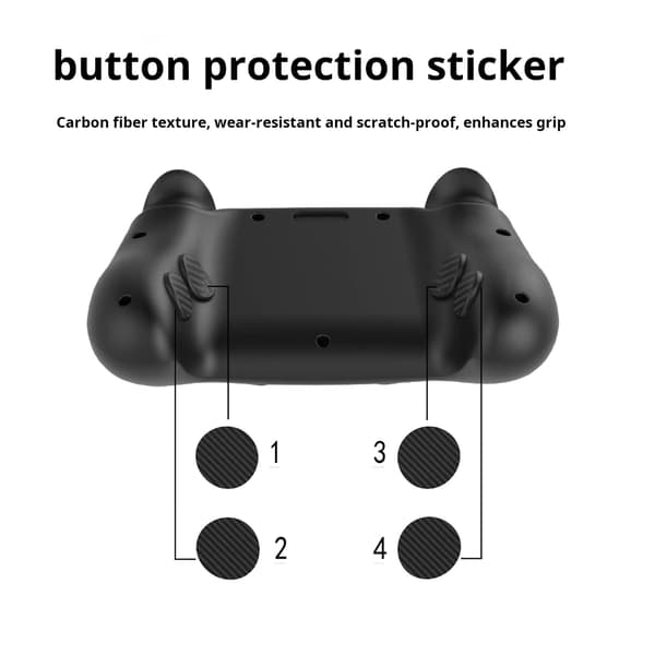 Beskyttende Skin Sticker Sæt til Steam Controller 2 Præcis Pasform