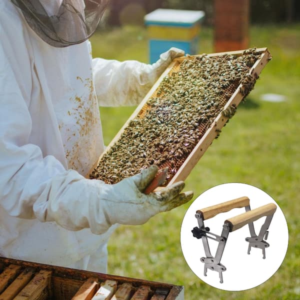 Holdbare bikuberammeklemmer med rustfrit stål og ergonomisk trægreb
