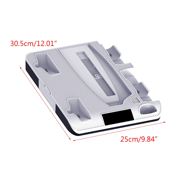 Ladestasjon for spillkontroller med 4 ladeport for PS5/PS-VR2-kontroller