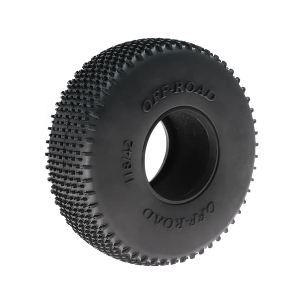 4 st gummidäck för fjärrstyrda bandvagnar, lerdäckstillbehör