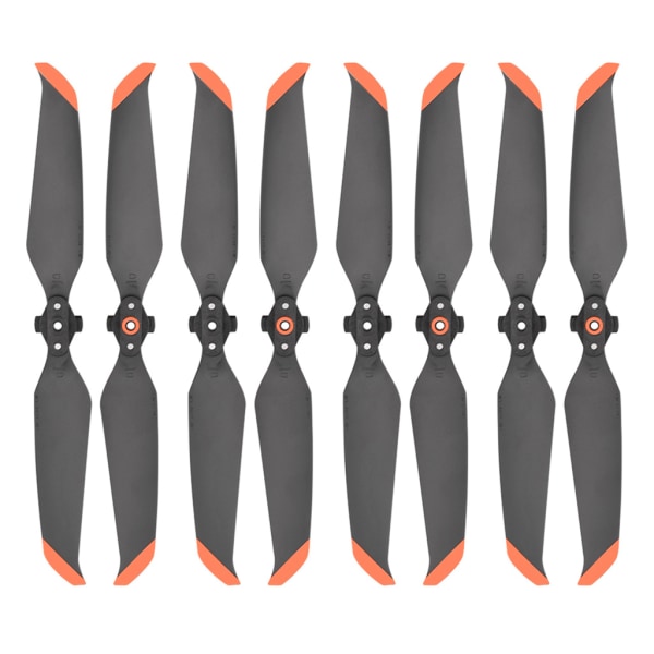 1/2/4 par lågbrusbladsrekvisita 7238F propellrar för Mavic Air 2S drone Orange 4 pairs
