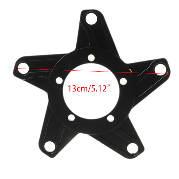 Bafang Ebike BBS01 BBS02 Pyörän Keskimoottori Hämähäkki Ketjupyörän Sovitin 104B/130BCD Black A