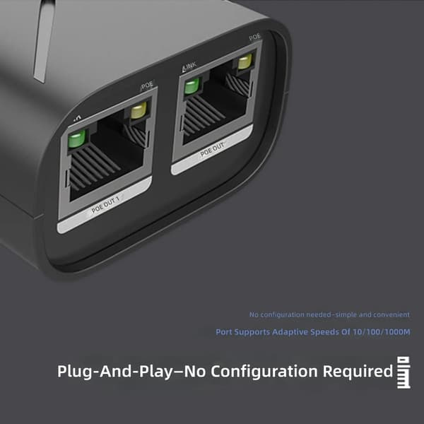 Gigabit POE-switchar 3 portar stöder IEEE802.3Af/at Standard Snabb 1000Mbps