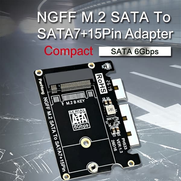 M.2 B Key 2242-lager til standard ATA-adapterenhed ændrer moderne formfaktor