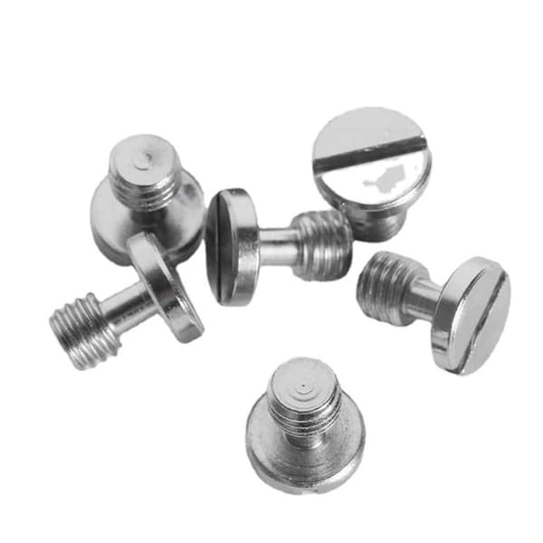 Kamera Quick Release Skruer 3/8 tommer Rustfrit Stål Tripods Adapter til DSLR