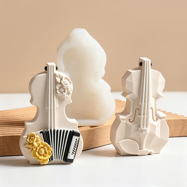 DIY Støbeforme Lysform Silikone Bagehåndværk 3D Form Vedhængsforme