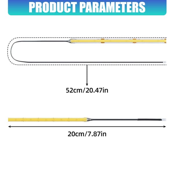 LED-strips erstatning for P2S 3D-skriver venstre front enkel installasjon