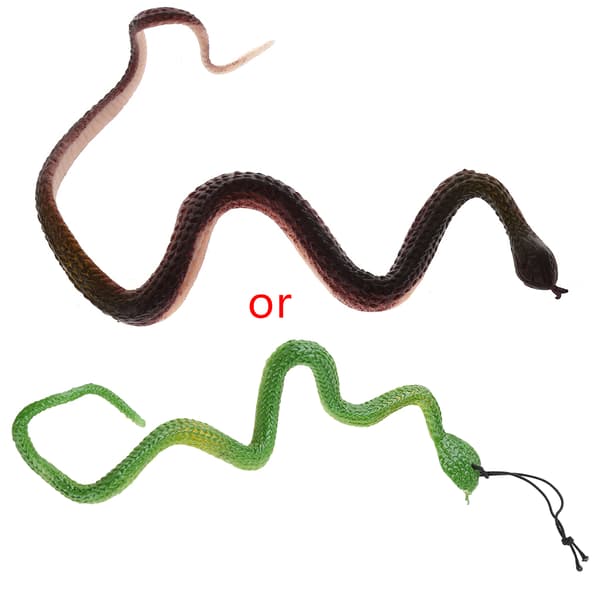 Nyhet Triks Leker Simulering Snake Whimsy Rubber Små slanger