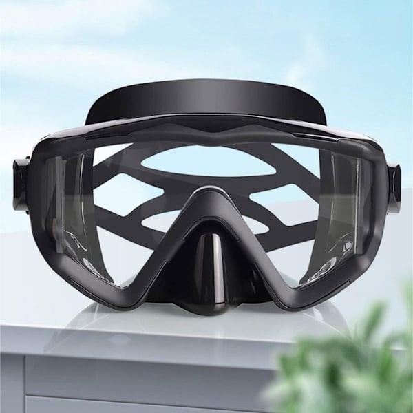 Simglasögon för vuxna, dykmask Black