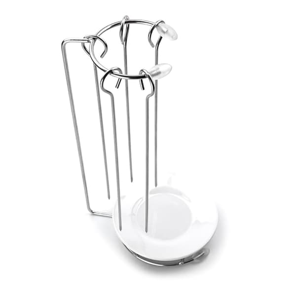 BBQ-spyd af rustfrit stål med grillholder til campinggrill