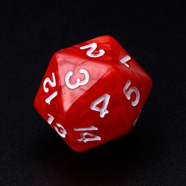 10 st/set 20-sidiga tärningar D20 Polyedriska tärningar för RPG Poly Desktop Bordsspel