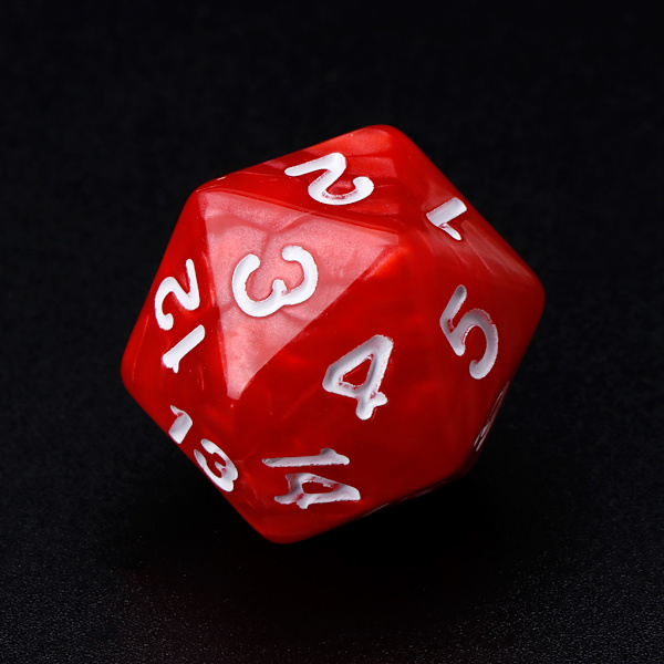 10 stk./sæt 20-sidet terning D20 polyhedriske terninger til RPG poly desktop bordspil