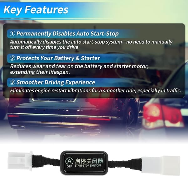 Bil Start Stopp System Slett Plug Eliminatorer Enhetskabel Bilmotor