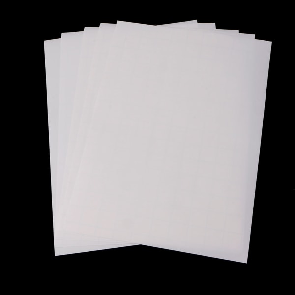 5 ark Inkjet-utskrivbart påstrykningspapper för värmeöverföring A4-storlek Lätt tyg värmeöverföringspapper för bläckstråleskrivare DIY T