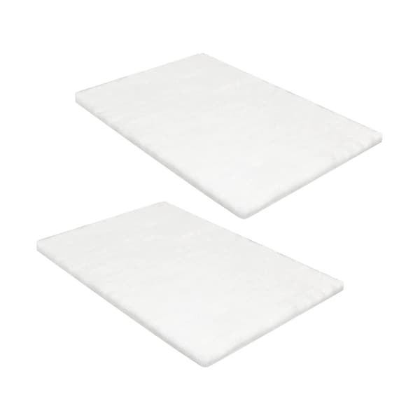 2/4/6 stk Stabil og holdbar Fiber Square Keramisk Uld til Bioethanol Firepits null - A