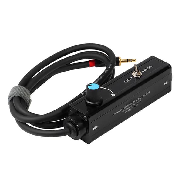 3,5 mm til XLR hunn lydisolator for innspillingsstudio live lydsystemer