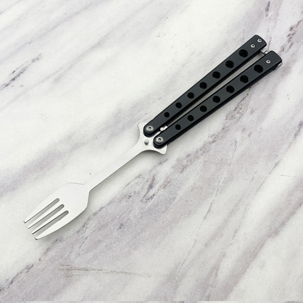 Ske Fork Butterfly Fork Spil Sikkerhedstræner Camping Bestik Color Spoon