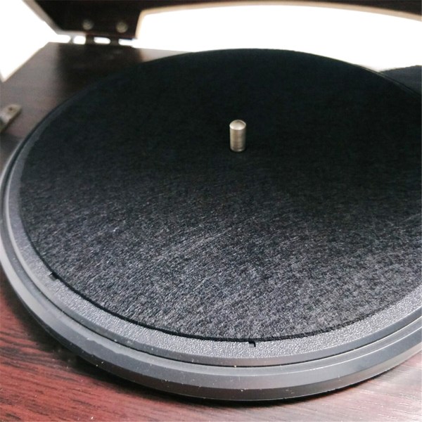 10" Anti-statisk filt tallrik skivspelare matta anti-vibration glidmatta audiofil giftfri skivspelare filt matta utbyte