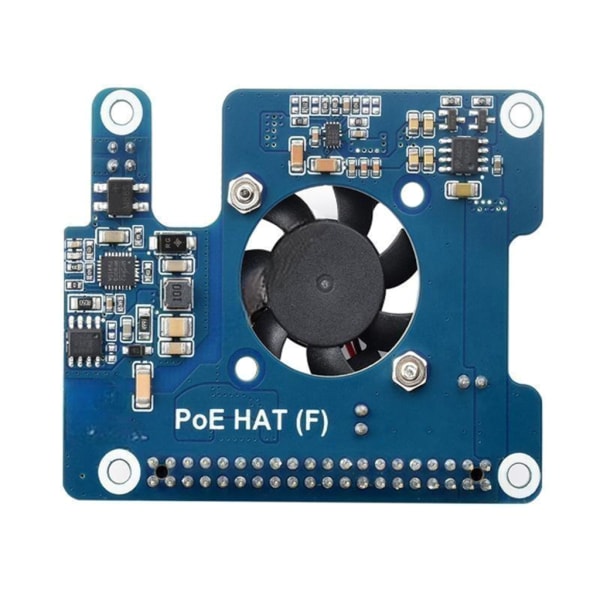 För RPI Ethernet Power Expansion Board för RPI5 Stöder IEEE802.3af/at Networking Onboards 5V och 12V gränssnitt