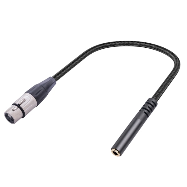 3,5 mm (1/8 tuuman) TRS–XLR 3-pinninen kaapeli naaras-naaras (XLR–TRS-kaapeli, XLR–1/8-kaapeli, 1/8–XLR-kaapeli)