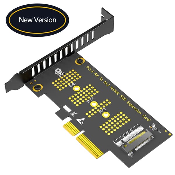 Nvme Solid Disk til PCIE 4X Adapter Utvidelseskort For PC Enkel Installasjon
