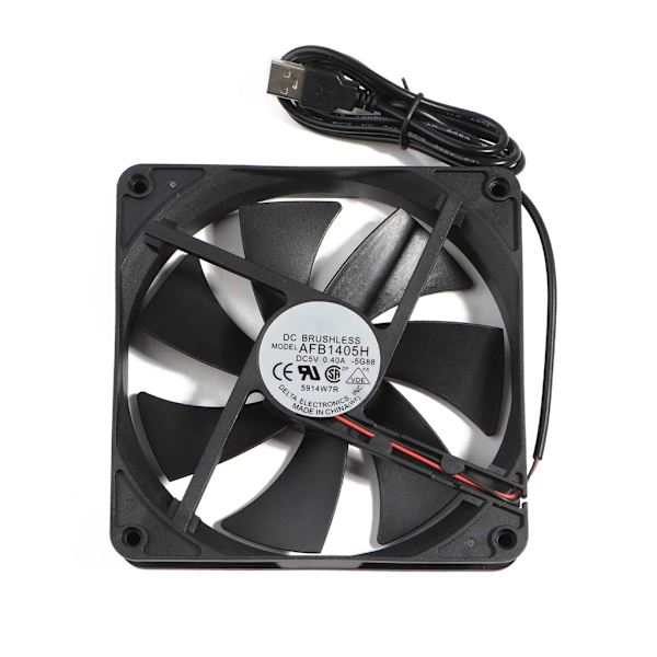 USB kjølevifte 140 mm DC5V CPU kjøler radiator for PC for Case-Server Heatsink