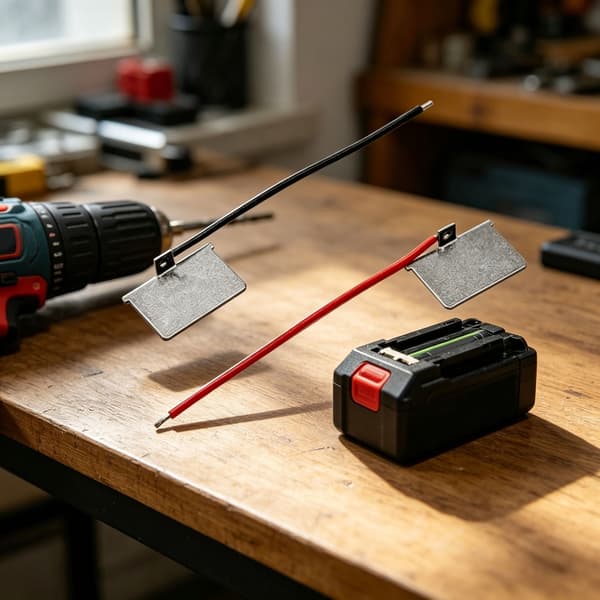 Effektiv 21V Lithium Terminal Adapter Dobbelt Metal Højtydende Tilbehør