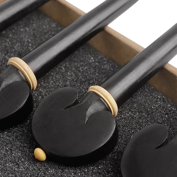 4 stk. Ebony Cello Stemmeskruer Cello Erstatnings Stemmeskruer Cello Tilbehør