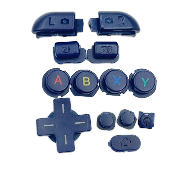 Komplet sæt plastikknapper til ny 3DSXL 3DSLL D Pad A B X Y L R ZL ZR Hjem tændt af strømknapper Reparation Udskiftning Holdbar