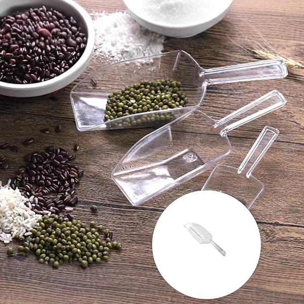 Set med 12 Plastskopor Mångsidiga För Gryn Isbitar Hobbysand