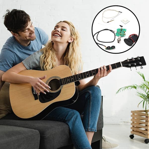 Gitardel Piezo Pickup Gitar Pickup Forsteker Gitardel Tilbehør