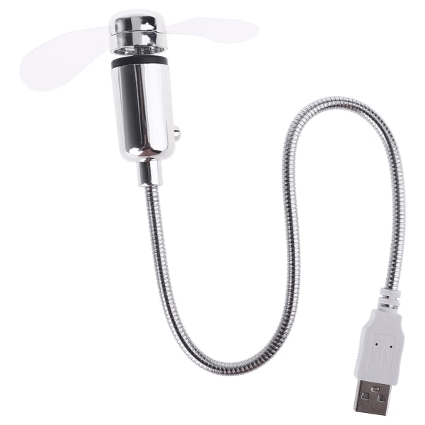 Mobil USB-drevet bærbar vifte, bærbar kjøleløsning, stillegående vifte - hvit
