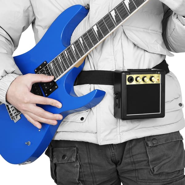 5W Gitarrförstärkare Portabel Akustisk Elektrisk Gitarrhögtalare Portabel Förstärkare